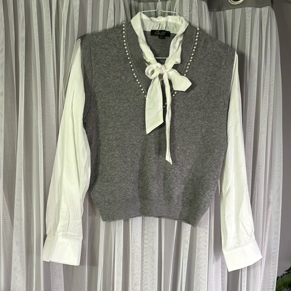 NET on 12th Young Contemorary all in one blouse with vest!
